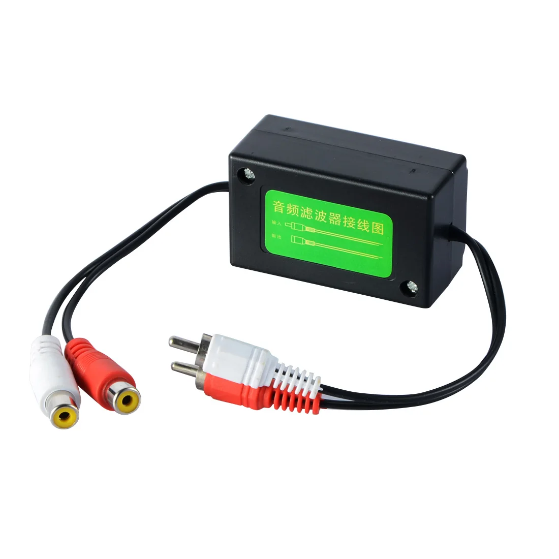 Audio Ground Loop Isolator 3.5Mm Rca - Samochodowy filtr szumów audio 3,5 mm