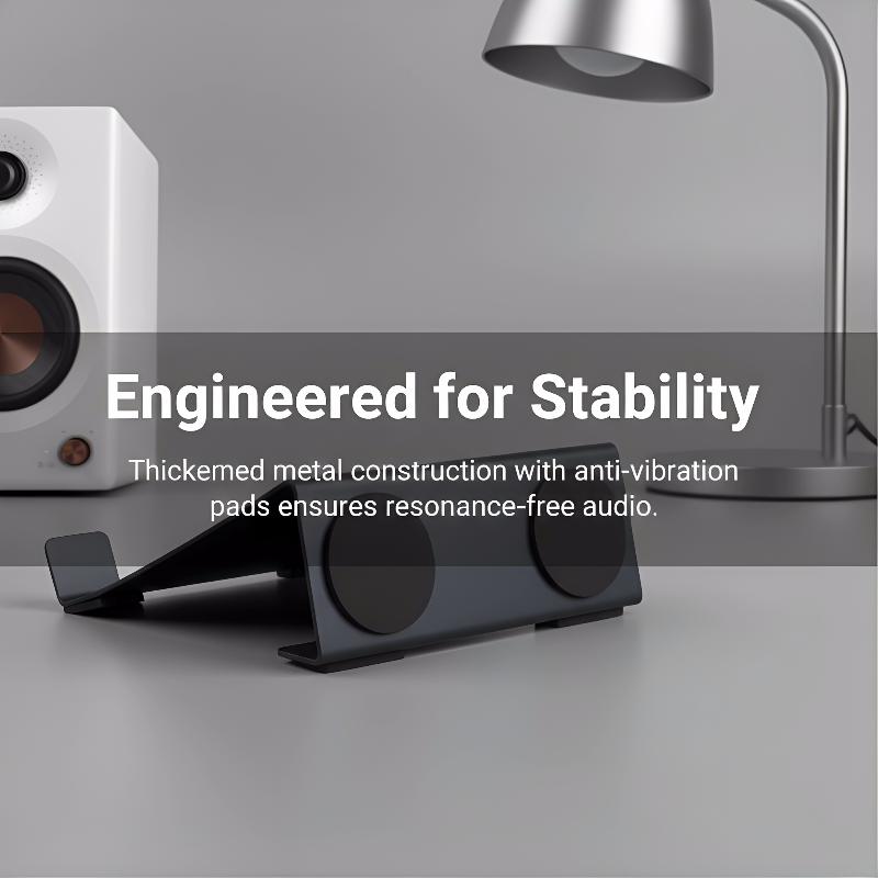 Studio Monitor Speaker Stands Desktop - Wytrzymały metalowy stojak na głośniki biurkowe