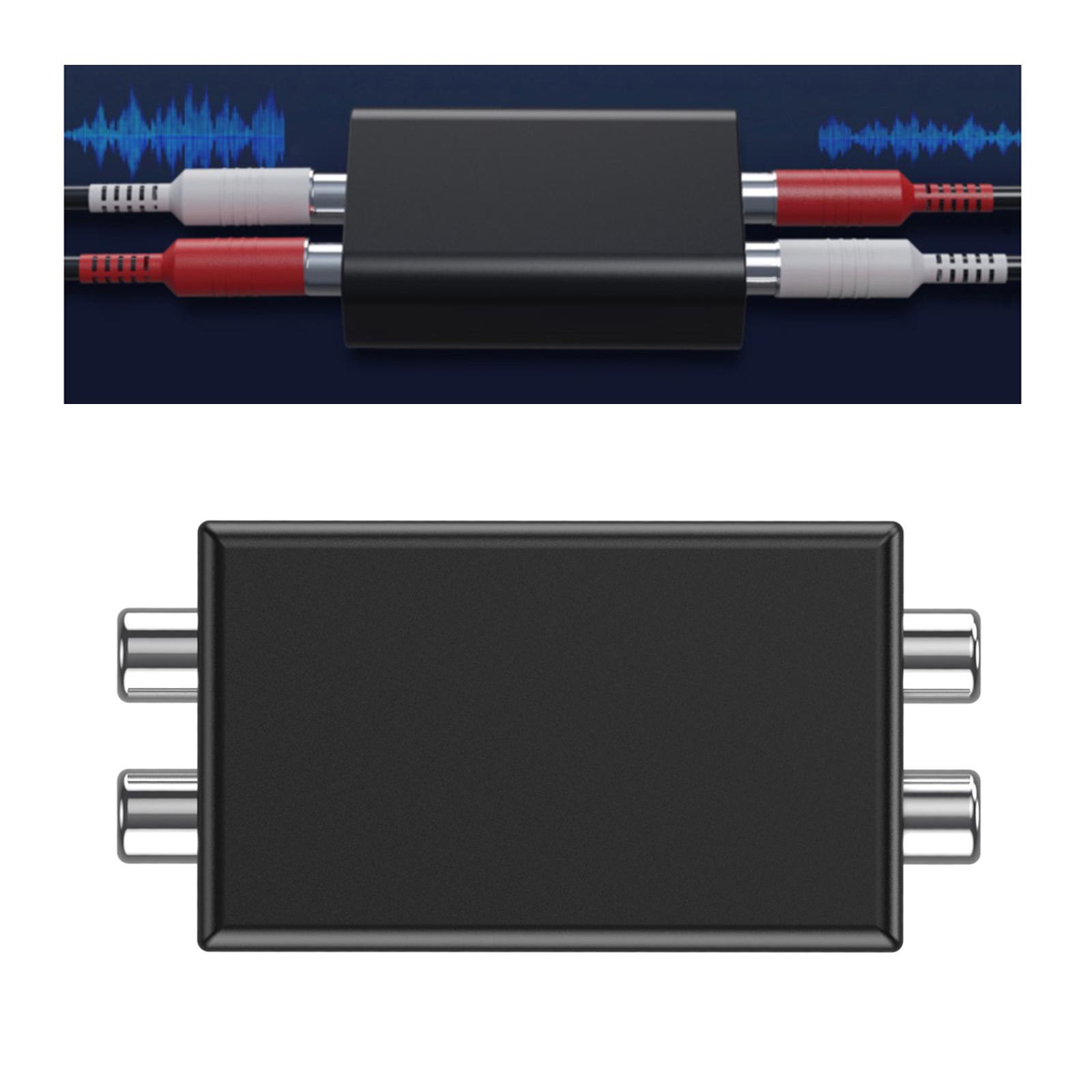 Audio Ground Loop Isolator 3.5Mm Rca - Izolator szumów 3,5 mm, filtr pętli