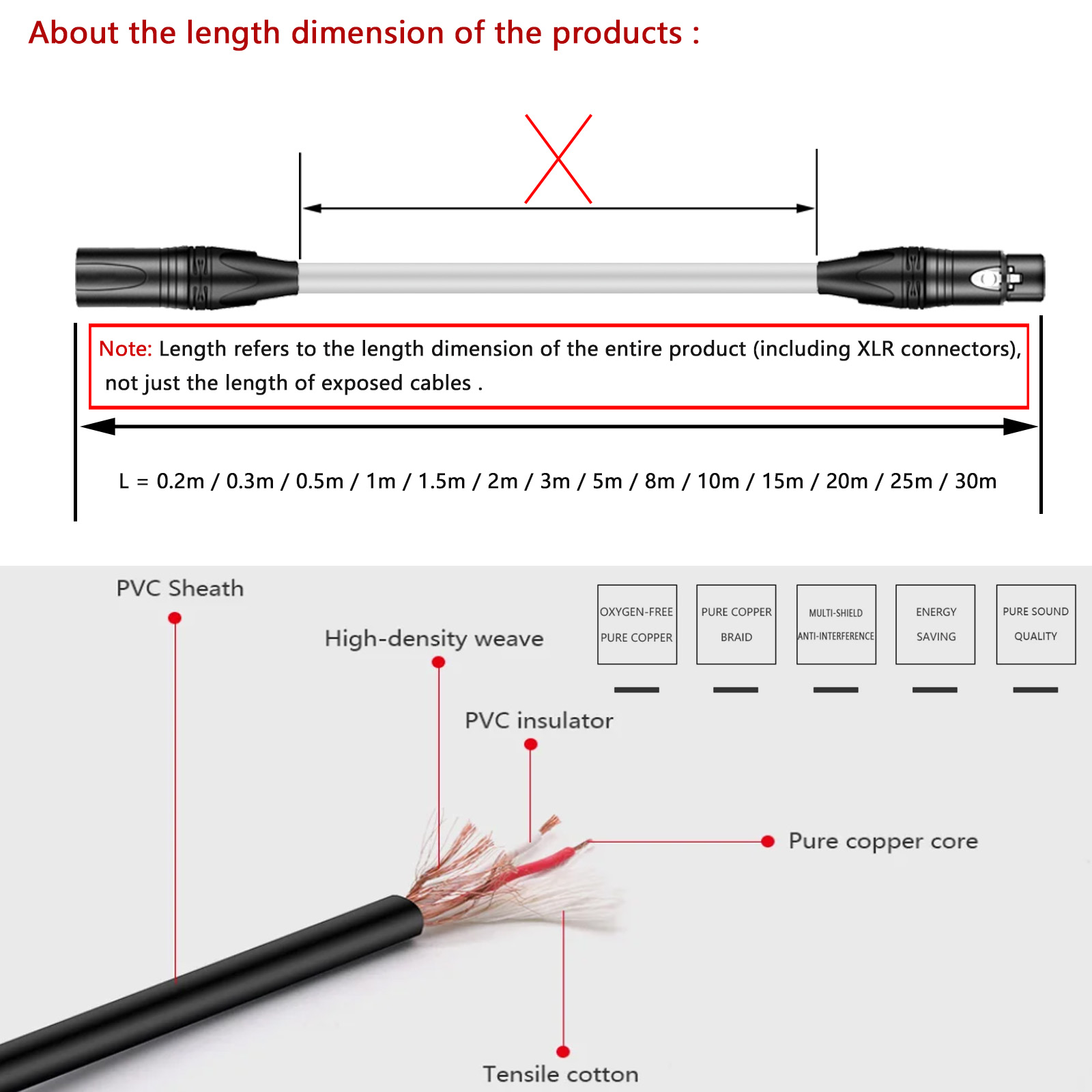 Kąt prosty 6,35 mm 1/4 cala TR – Xlr To 6.35Mm Balanced Audio Cable Patch recenzja i cena