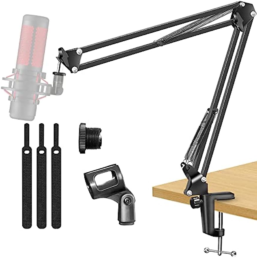 Regulowany mikrofon stojak na  – Recording Studio Broadcast Boom Arm recenzja i cena