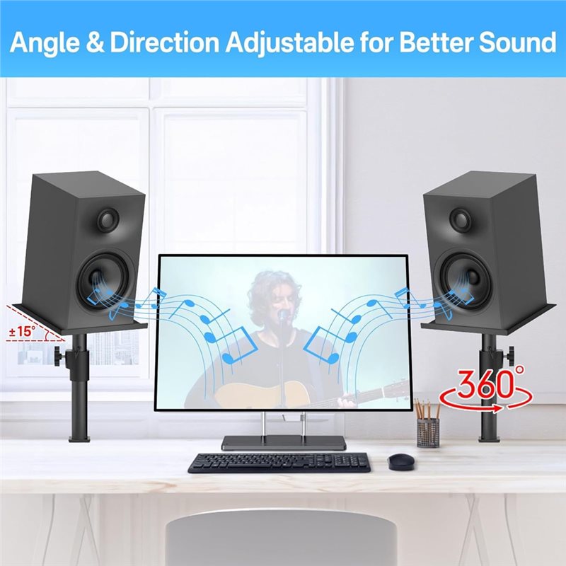 Stojak na głośniki z mocowanie – Studio Monitor Speaker Stands Desktop recenzja i cena