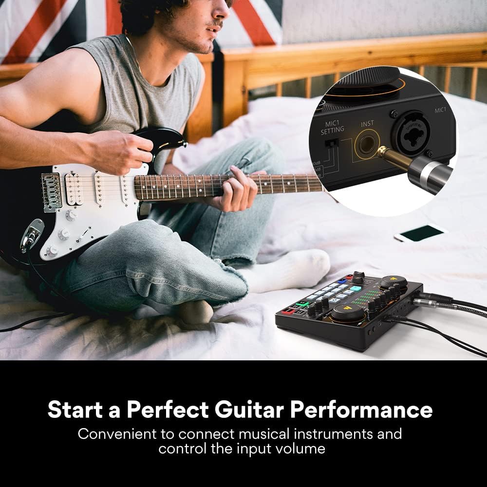 Mikser audio MAONO AME2, konso – Studio Audio Interface With 48V Phantom recenzja i cena