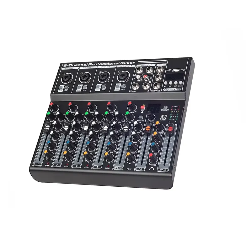 Mikser audio, konsola dźwiękow – Studio Audio Interface With 48V Phantom recenzja i cena