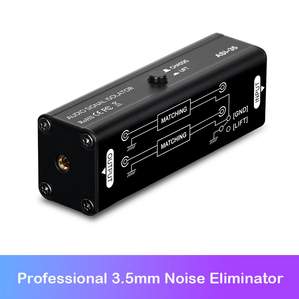 Izolator pętli masy AUX 3,5 mm – Audio Ground Loop Isolator 3.5Mm Rca recenzja i cena