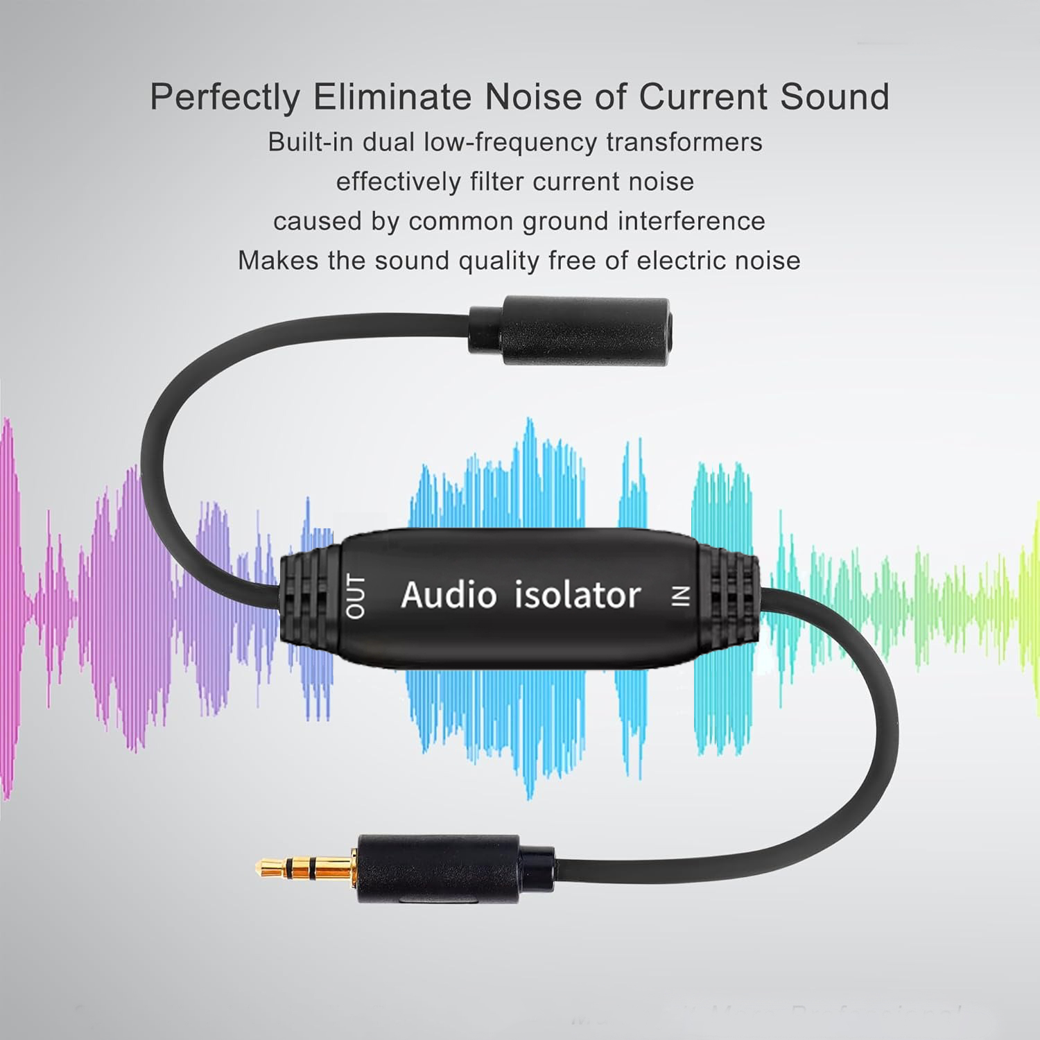 Izolator szumów z pętli uziemi – Audio Ground Loop Isolator 3.5Mm Rca recenzja i cena