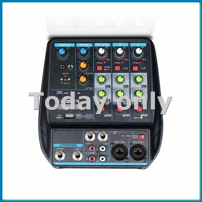 Profesjonalny 4-kanałowy mikse – Audio Mixer 4 Channel Usb Bluetooth Pc recenzja i cena
