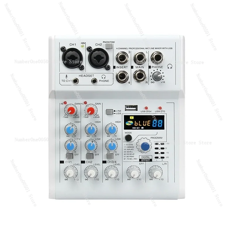 4-kanałowy mini mikser audio z – Audio Mixer 4 Channel Usb Bluetooth Pc recenzja i cena