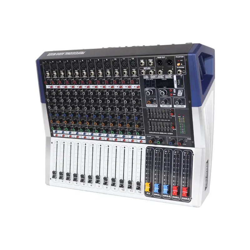 12-kanałowy mikser audio z 99  – Studio Audio Interface With 48V Phantom recenzja i cena