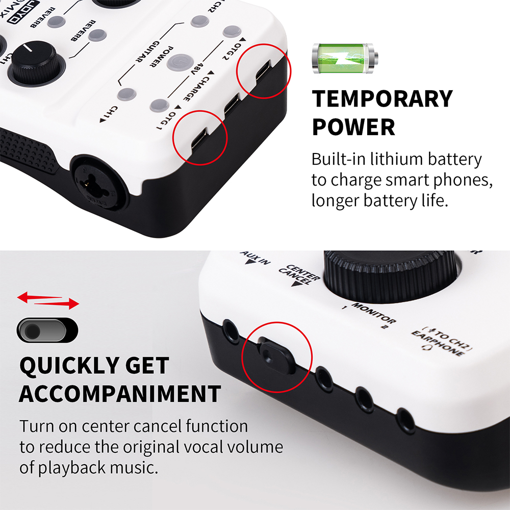 JOYO MOMIX PRO Interfejs Audio – Studio Audio Interface With 48V Phantom recenzja i cena