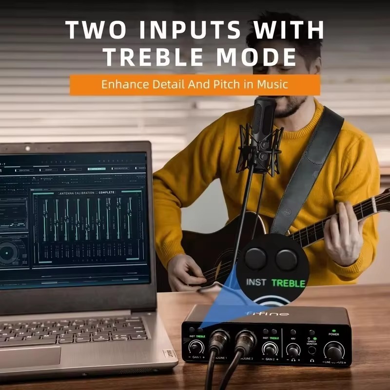 Interfejs audio Ampli3 Type C  – Usb Audio Interface 2 In 2 Out 24Bit recenzja i cena