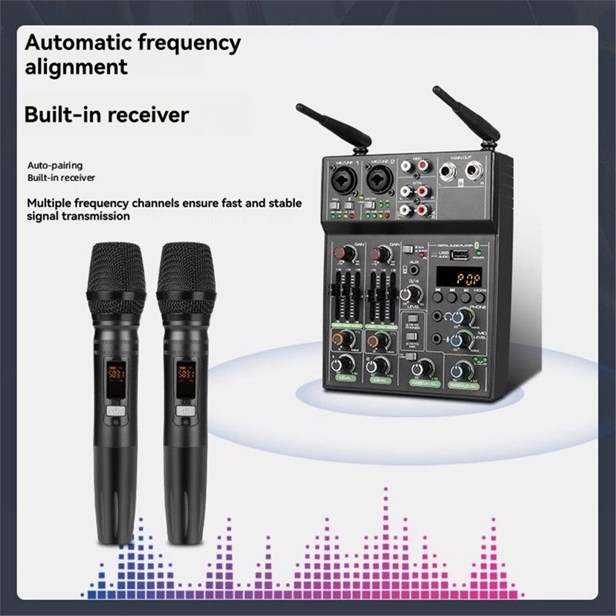 Mikser audio 4-kanałowy z mikr – Audio Mixer 4 Channel Usb Bluetooth Pc recenzja i cena