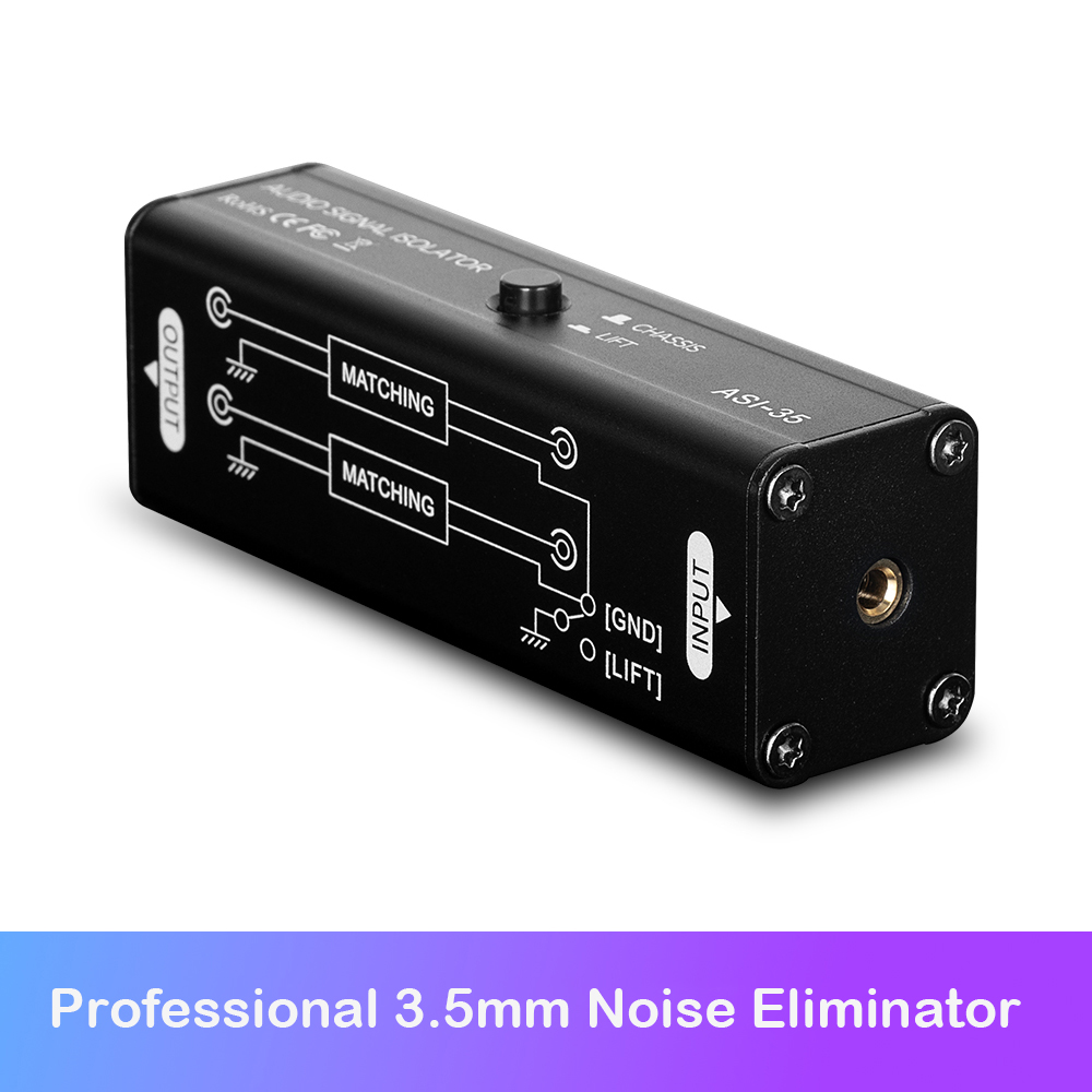 Profesjonalny eliminator brzęc – Audio Ground Loop Isolator 3.5Mm Rca recenzja i cena