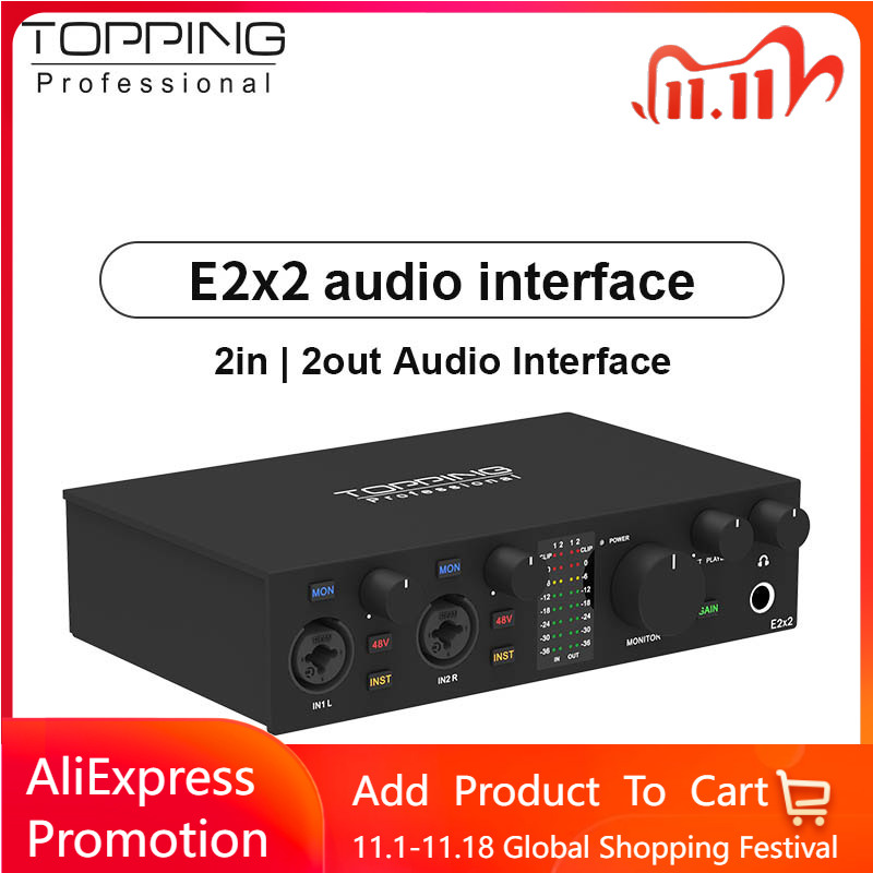Profesjonalny interfejs audio  – Usb Audio Interface 2 In 2 Out 24Bit recenzja i cena