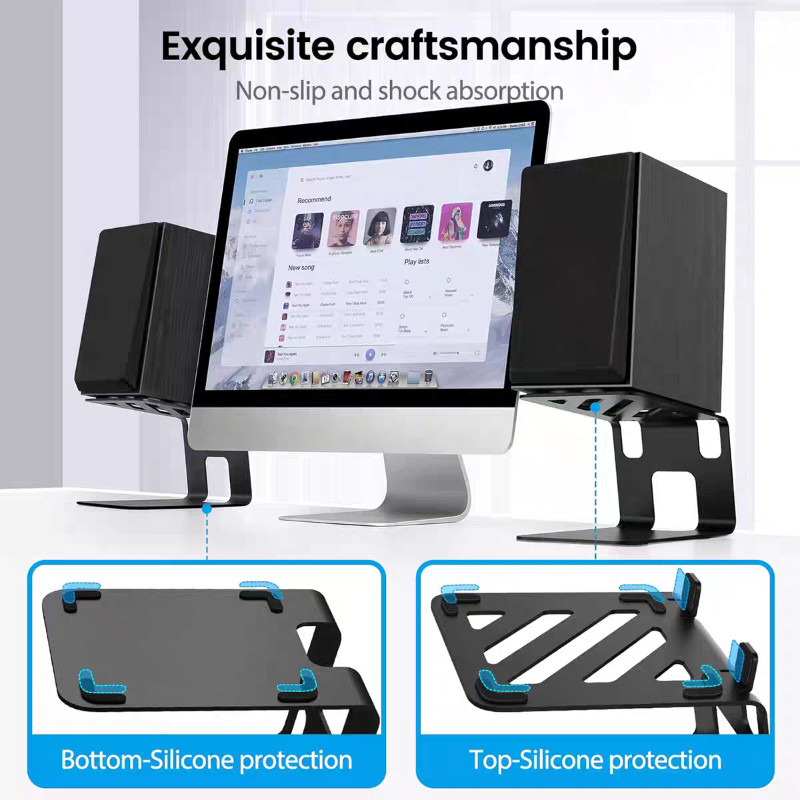 Regulowane statywy do głośnikó – Studio Monitor Speaker Stands Desktop recenzja i cena