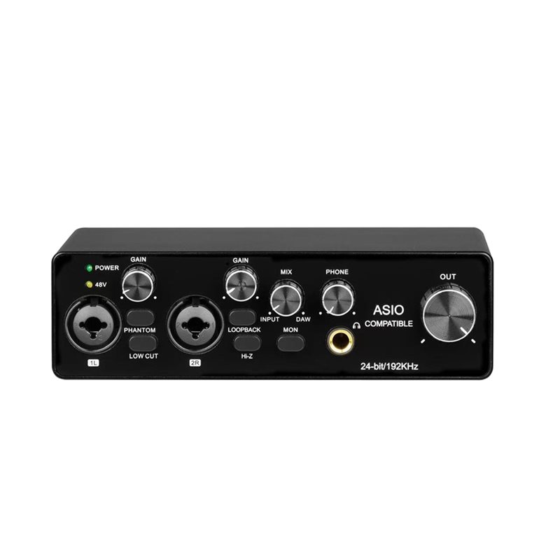 Karta dźwiękowa USB B68C do po – Studio Audio Interface With 48V Phantom recenzja i cena